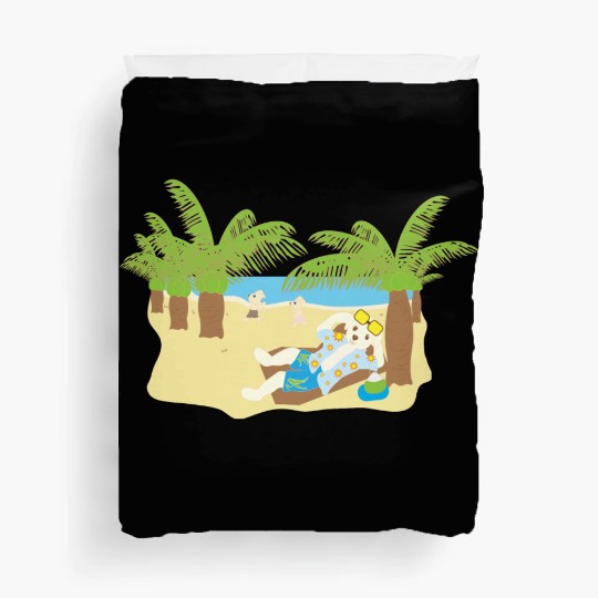 summer the sea Duvet Covers