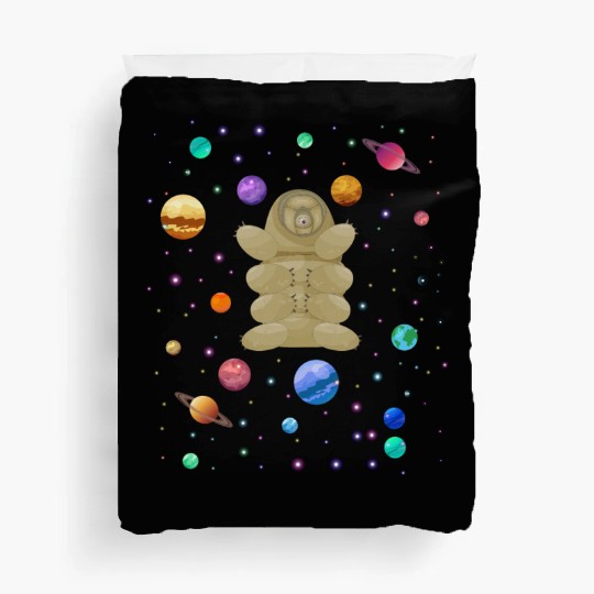 Tardigrade Space! Nerd, Geek Microbiology Science Duvet Covers