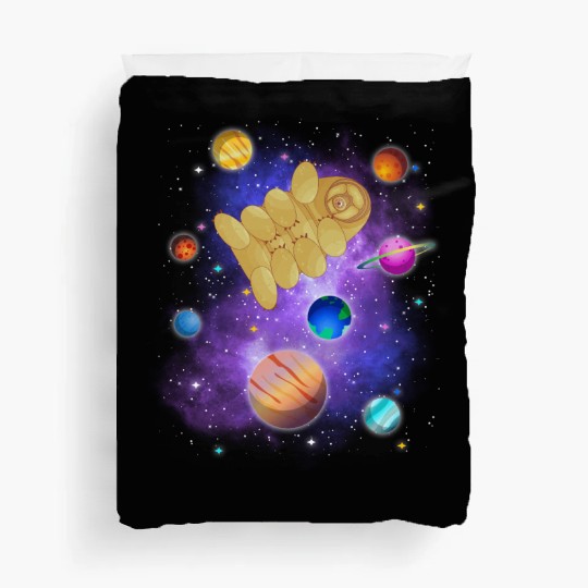 Tardigrade Space! Nerd, Geek Microbiology Science Duvet Covers