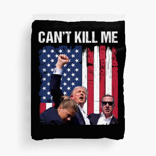 President Trump Assassination Attempt Trump 2024 Duvet Covers