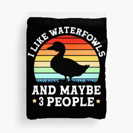 Duck Hunting Waterfowls And Maybe Three People Duvet Covers