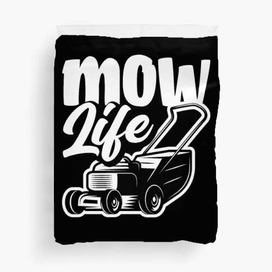 Landscaper Gardener Lawn Mowing Life Duvet Covers