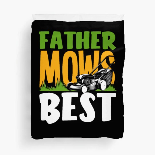 Landscaper Gardener Dad Lawn Mowing Duvet Covers