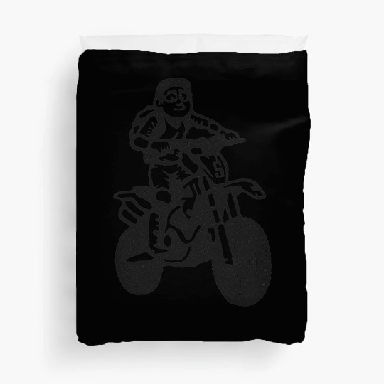 Wheelie Silly: Dirt Bike Comics & Rider Fails 017 Duvet Covers