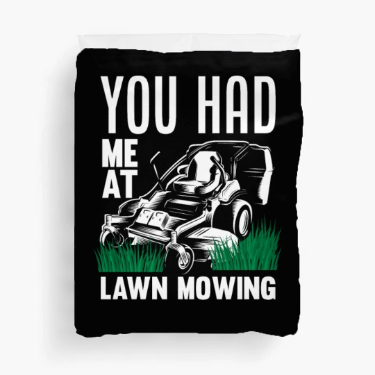 Landscaper Gardener Lawn Mowing Hobby Duvet Covers