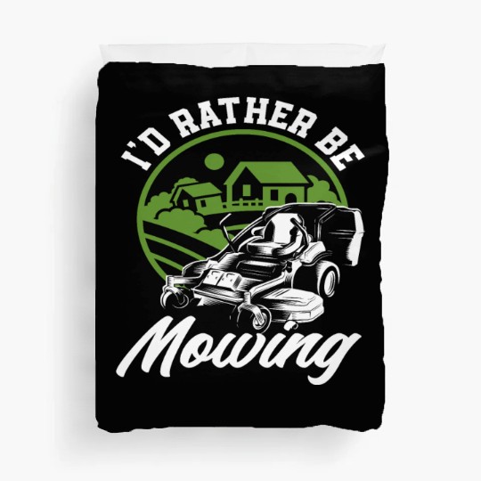Landscaper Gardener Horticulture Lawn Mowing Duvet Covers