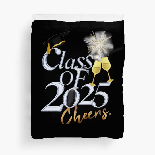 Class of 2025 cheers Duvet Covers