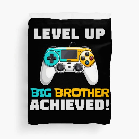 Funny Big Brother Level Up Duvet Covers