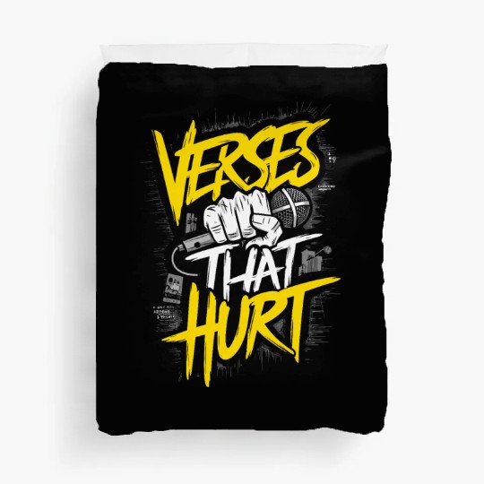 Epic Lyrical Battle of the Titans: Hip Hop Rap Duvet Covers