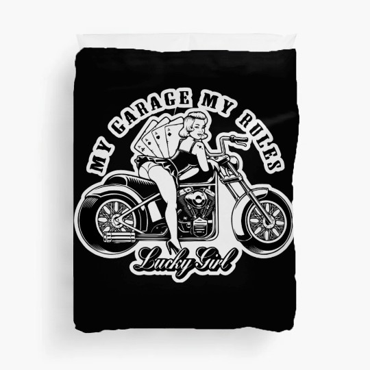 My Garage My Rules Pinup LIKE US ON FACEBOOK # Duvet Covers