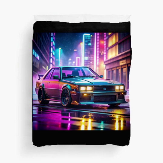gta 5 drift car cyberpunk Duvet Covers