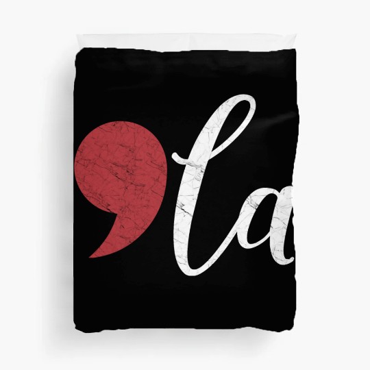 "comma-la" Kamala Harris for President 2024 Duvet Covers