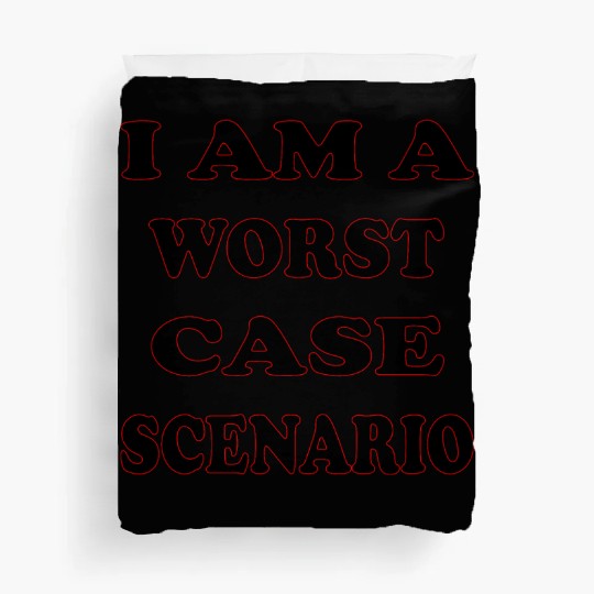 I Am A Worst Case Scenario LIKE US ON FACEBOOK Duvet Covers