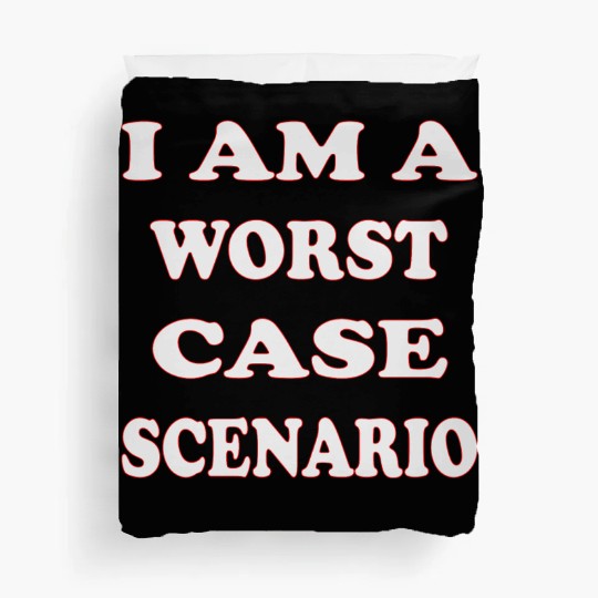 I Am A Worst Case Scenario LIKE US ON FACEBOOK Duvet Covers