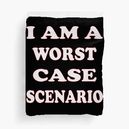 I Am A Worst Case Scenario LIKE US ON FACEBOOK Duvet Covers