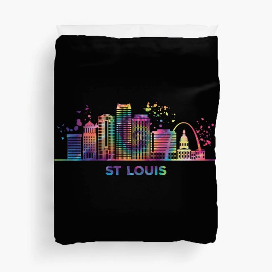 St Louisian Skyline St Louis Duvet Covers