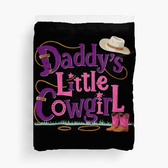 Daddy's Little Cowgirl Duvet Covers