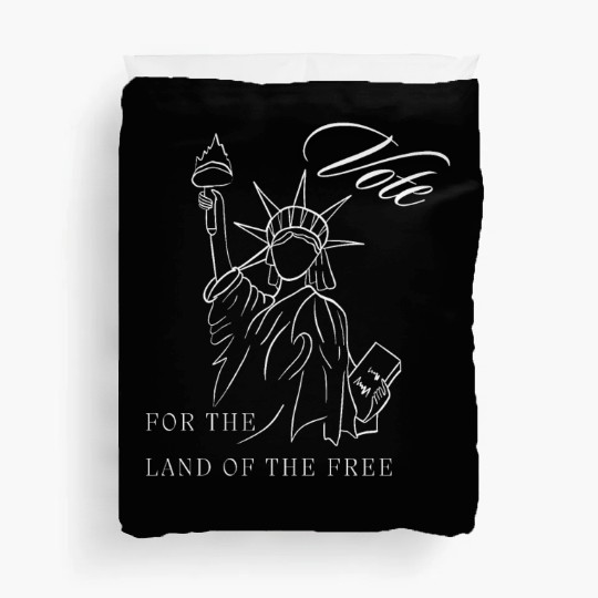 Vote For The Land Of The Free Duvet Covers