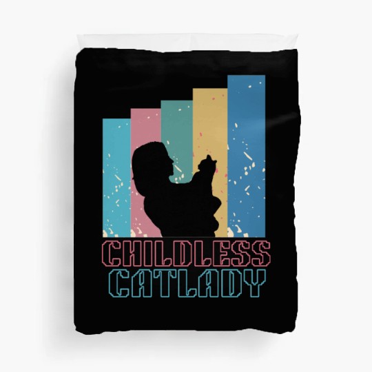 Childless cat lady Duvet Covers