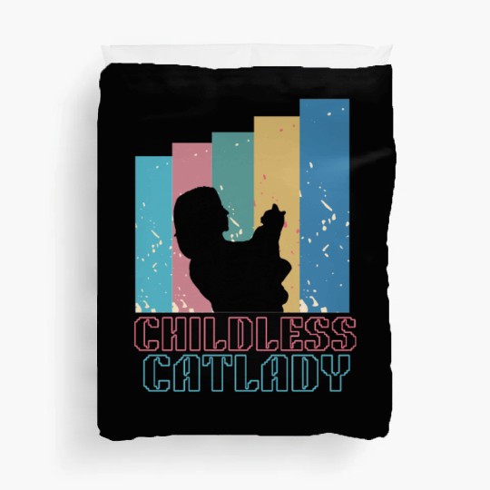 Childless cat lady Duvet Covers