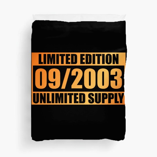 21st birthday Limited Edition - ꝏ Supply 09/2003 Duvet Covers