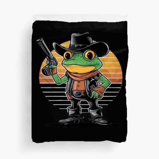 Cowboy Frog Duvet Covers