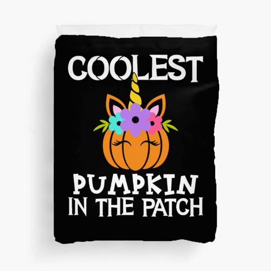 Coolest Pumpkin In The Patch Halloween Costume Duvet Covers