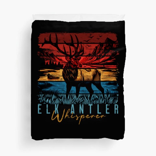 Shed Hunting Elk Antler Whisperer Duvet Covers