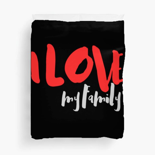 I Love Family Duvet Covers
