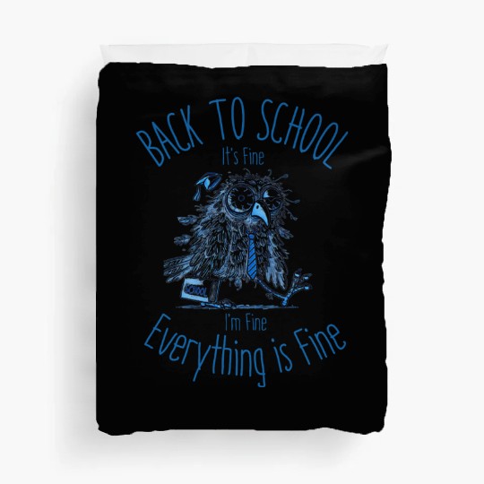 Back to School | Funny Teacher Appreciation Gifts Duvet Covers