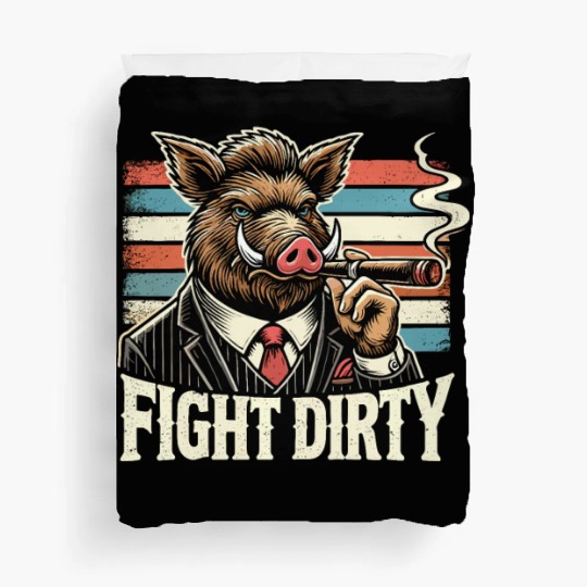 Mobster Gangster Mafia Organized Crime Boss Duvet Covers