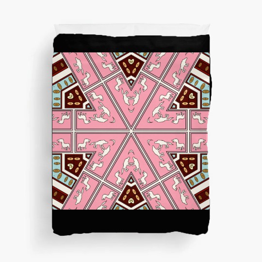 eyes on nature mandala Duvet Covers