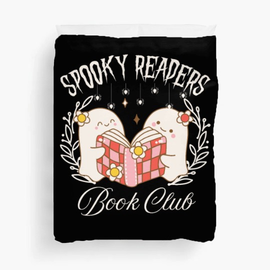 Spooky Readers Book Club -Halloween season Duvet Covers