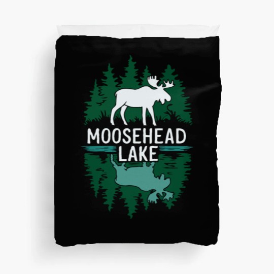 Moosehead Lake Maine. Duvet Covers