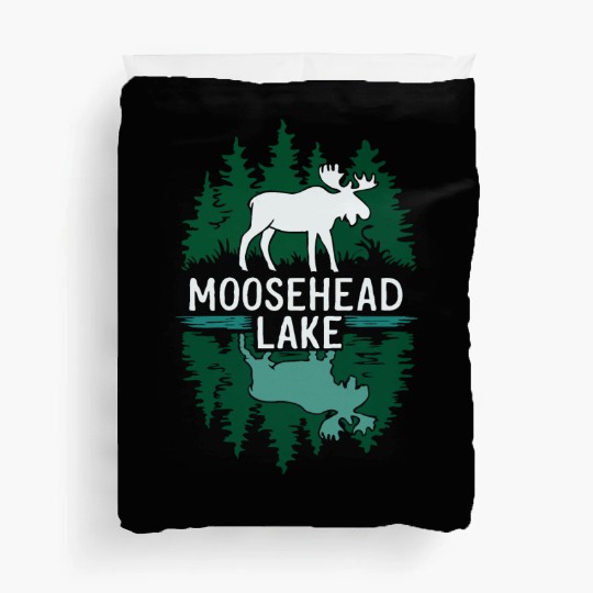 Moosehead Lake Maine. Duvet Covers