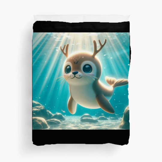 The seal-deer Duvet Covers