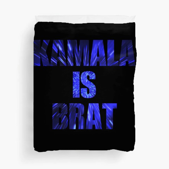 Kamala Harris is brat, 2024 presidential Campaign Duvet Covers
