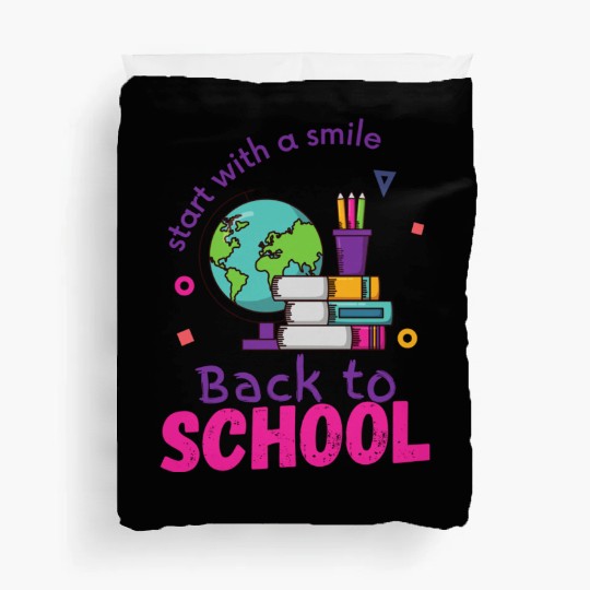 Back to School, A World of Knowledge Awaits Duvet Covers