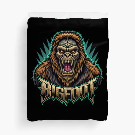 Explore a unique Bigfoot design Duvet Covers