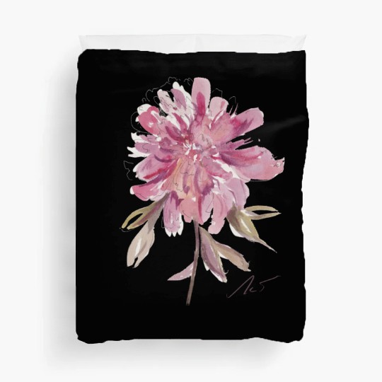 Peony loose watercolor hand-painted Duvet Covers