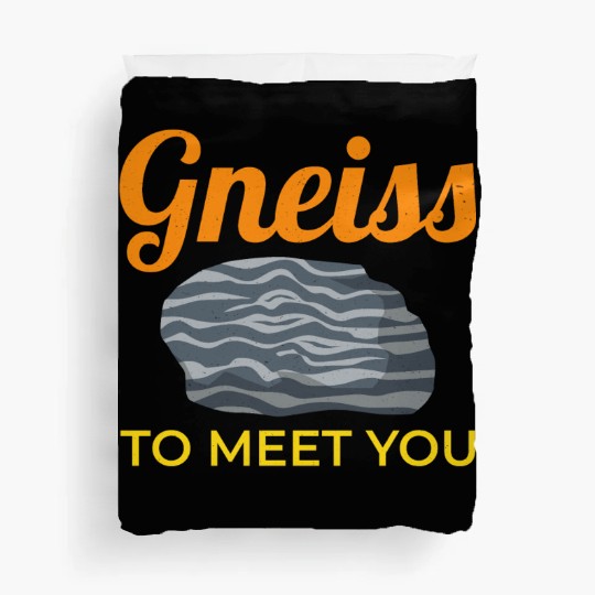 Gneiss Crystal Mineral Collecting Rock Hunting Duvet Covers