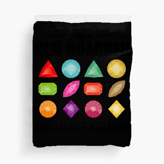 Crystal Collecting Rock Hunting Mineral Collector Duvet Covers