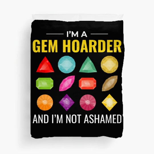 Crystal Collecting Rock Hunting Mineral Collector Duvet Covers