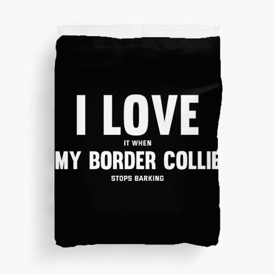 Border Collie Dog Owner Premium Duvet Covers