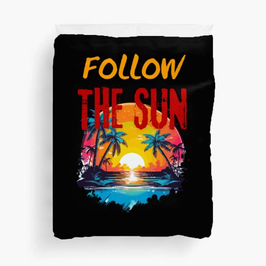 Holiday Duvet Covers, Follow the sun, sea, ocean, beach