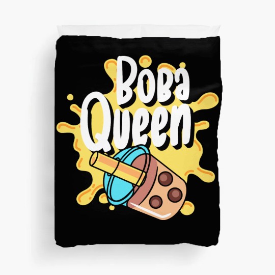 Kawaii Milk Tea Tea Balls Duvet Covers