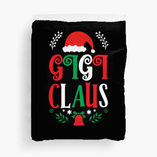 Gigi Claus Christmas Family Group Matching Pajama Duvet Covers