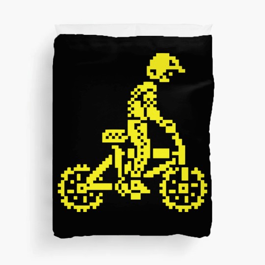 BMX Bike Bandits ZX Spectrum 8-bit Duvet Covers