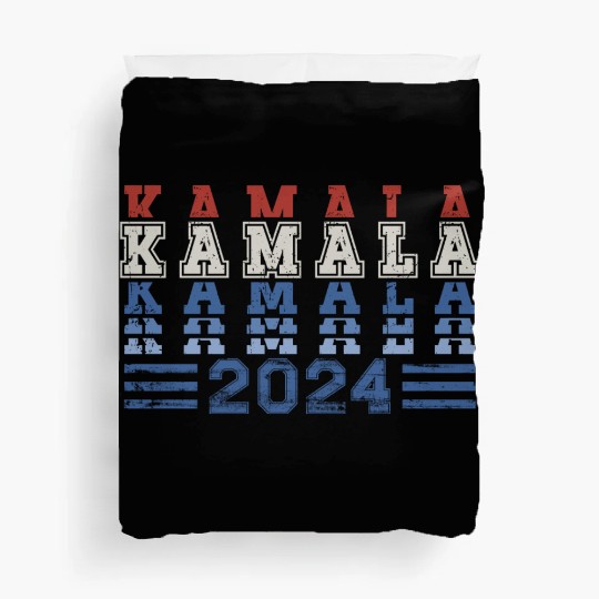 Kamala Harris 2024 Presidential Election Retro Duvet Covers