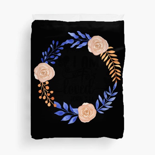 So Loved John 3:16 Love Jesus Christian Christmas Duvet Covers